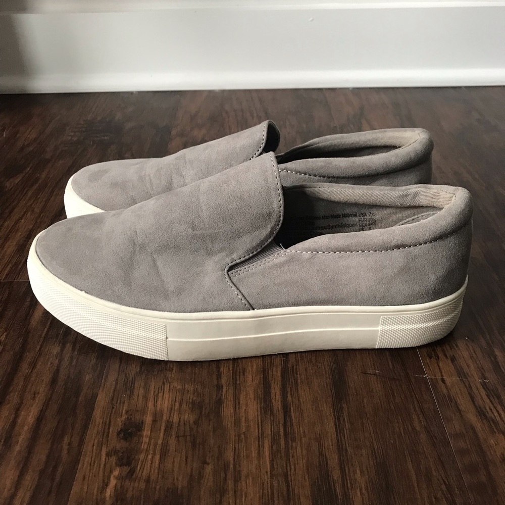 Gray Women’s Slip-ons